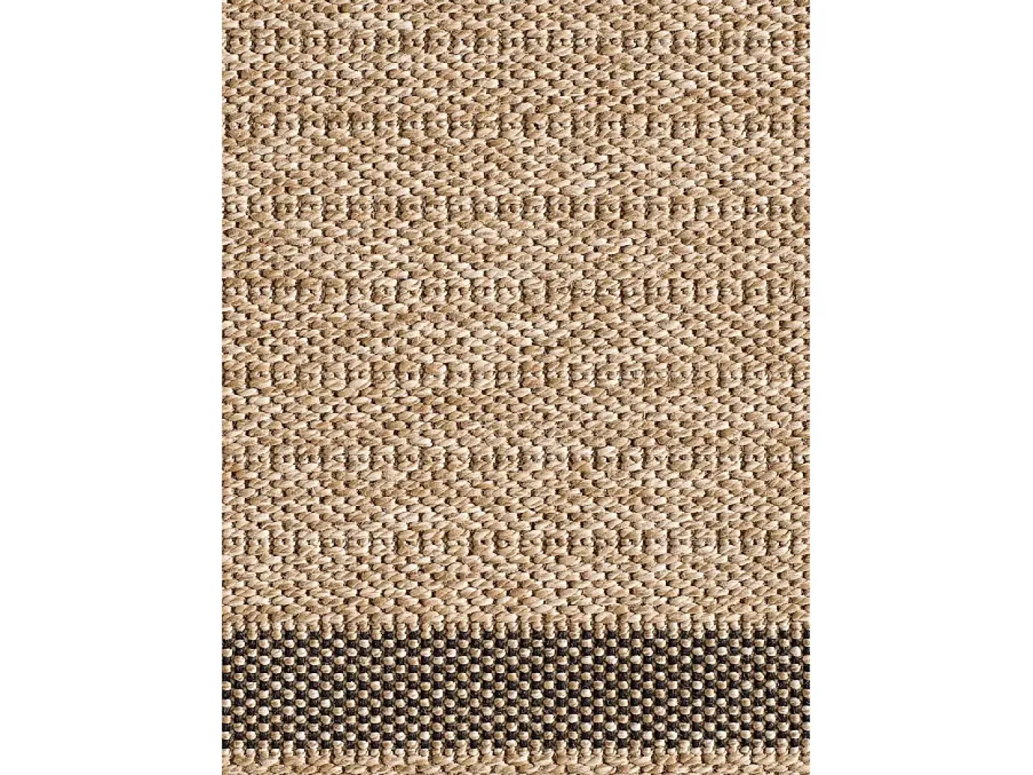 Alfombra exterior - efecto yute - natural - 200 x 290 cm - ACRA