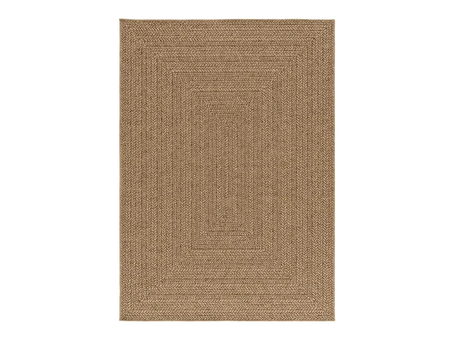 Alfombra exterior - efecto yute - natural - 200 x 290 cm - ACRA