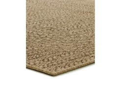 Alfombra exterior - geométrico efecto yute - natural - 160 x 230 cm - ACRA