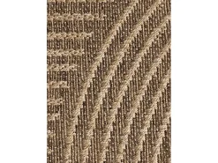 Alfombra exterior - geométrico efecto yute - natural - 200 x 290 cm - ACRA