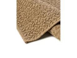 Alfombra exterior - geométrico efecto yute - natural - 80 x 150 cm - ACRA