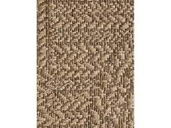 Alfombra exterior - geométrico efecto yute - natural - 80 x 150 cm - ACRA