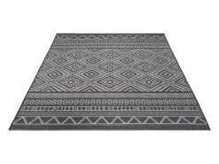 Alfombra Exterior Interior diseño moderno - Antracita - 200 x 280 cm - CALGARY