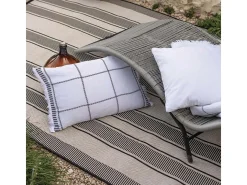 Alfombra exterior Paomia Perla 120 x 170 cm