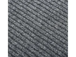 Alfombra felpudo atrapasuciedad gris 100x100 cm ES43030