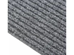 Alfombra felpudo atrapasuciedad gris 100x100 cm ES43030