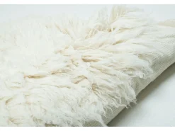 Alfombra Flokati de Grecia diámetro 70 cm Naturaleza Flokos XXL