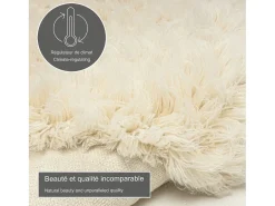 Alfombra Flokati de Grecia 70x620 cm Naturaleza Flokos 2450