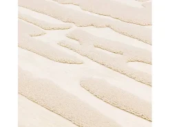 Alfombra geométrica - 200x290cm - crema - Valley Path