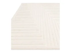 Alfombra geométrica - 160x230cm - crema - Valley Connection
