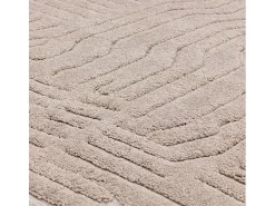 Alfombra geométrica - 120x170cm - beige - Valley Route