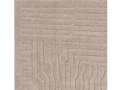 Alfombra geométrica - 120x170cm - beige - Valley Route
