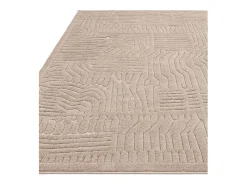 Alfombra geométrica - 200x290cm - beige - Valley Route