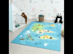 Alfombra Happy Life de Aprendizaje - Azul - 160x220 cm