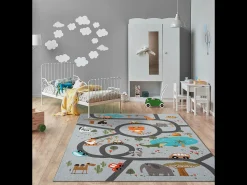 Alfombra Happy Life Juego Safari - Gris - 160x220 cm