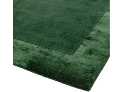 Alfombra hecha a mano Alfombra hecha a mano de lana y viscosa - 200x290cm - Verde - Ascot