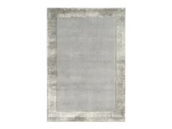 Alfombra hecha a mano Alfombra hecha a mano de lana y viscosa - 200x290cm - Plata - Ascot