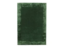 Alfombra hecha a mano Alfombra hecha a mano de lana y viscosa - 120x170cm - Verde - Ascot