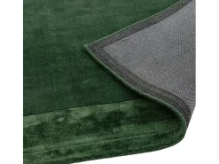 Alfombra hecha a mano Alfombra hecha a mano de lana y viscosa - 120x170cm - Verde - Ascot
