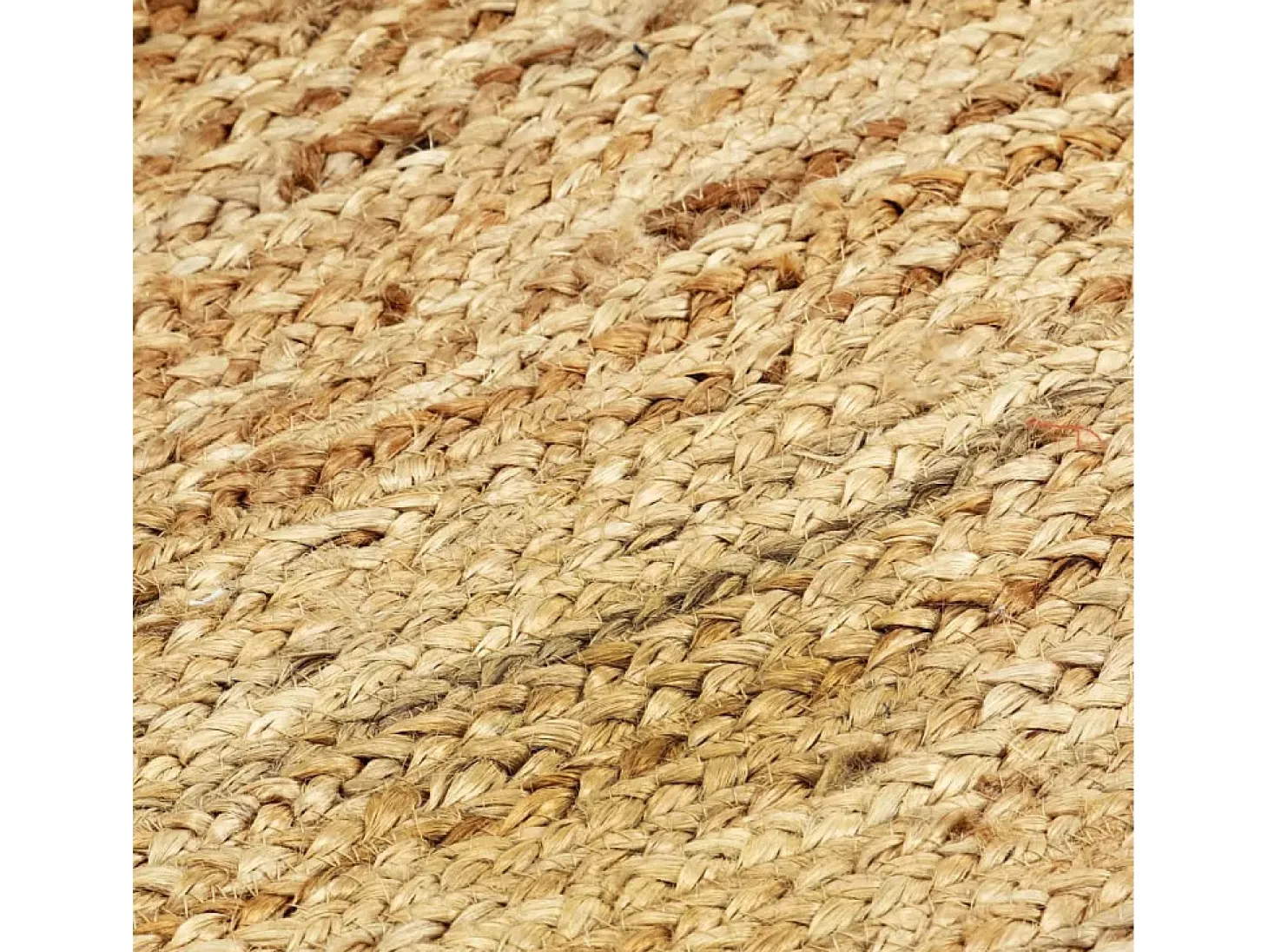 Alfombra hecha a mano de yute natural 80x160 cm