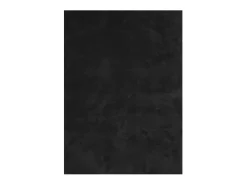 Alfombra HUARTE de pelo corto suave y lavable negra 140x200 cm