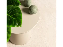 Alfombra HUARTE de pelo corto suave y lavable beige 160x230 cm