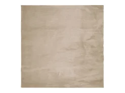 Alfombra HUARTE de pelo corto suave y lavable arena 240x240 cm