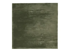 Alfombra HUARTE de pelo corto suave y lavable color verde bosque 200x200 cm