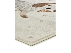 Alfombra infantil - perros salchicha - blanco - 120 x 170 cm - BEATS
