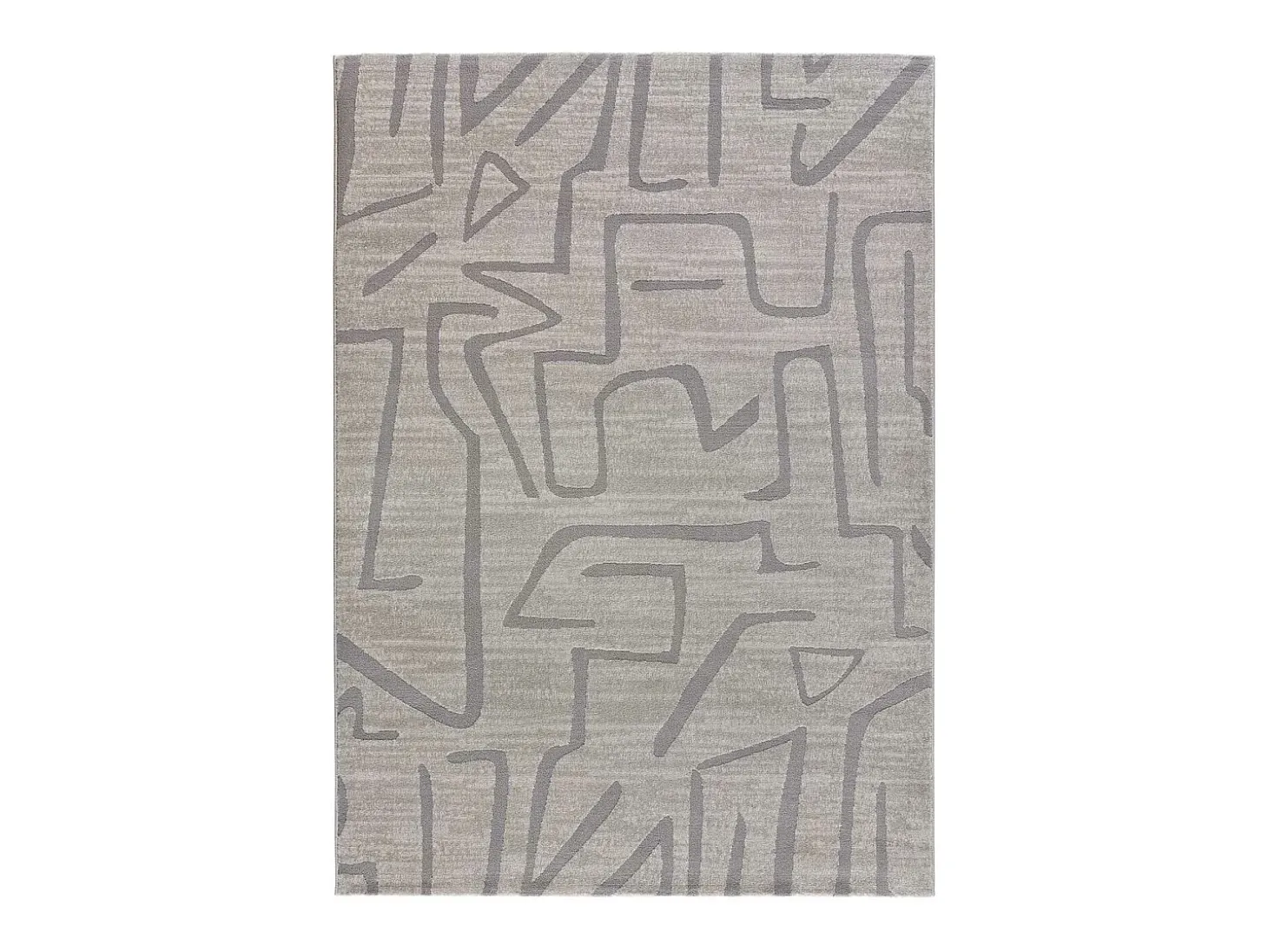 Alfombra interior - abstracto - plata - 80 x 150 cm - HL-AFRICA