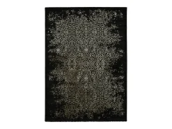 Alfombra interior - abstracto - negro - 120 x 170 cm - GOLD