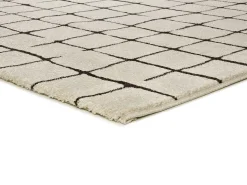 Alfombra interior - abstracto - blanco - 200 x 290 cm - RETRO