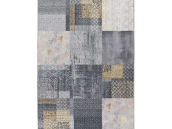 Alfombra interior - abstracto - gris - 80 x 150 cm - NEILA