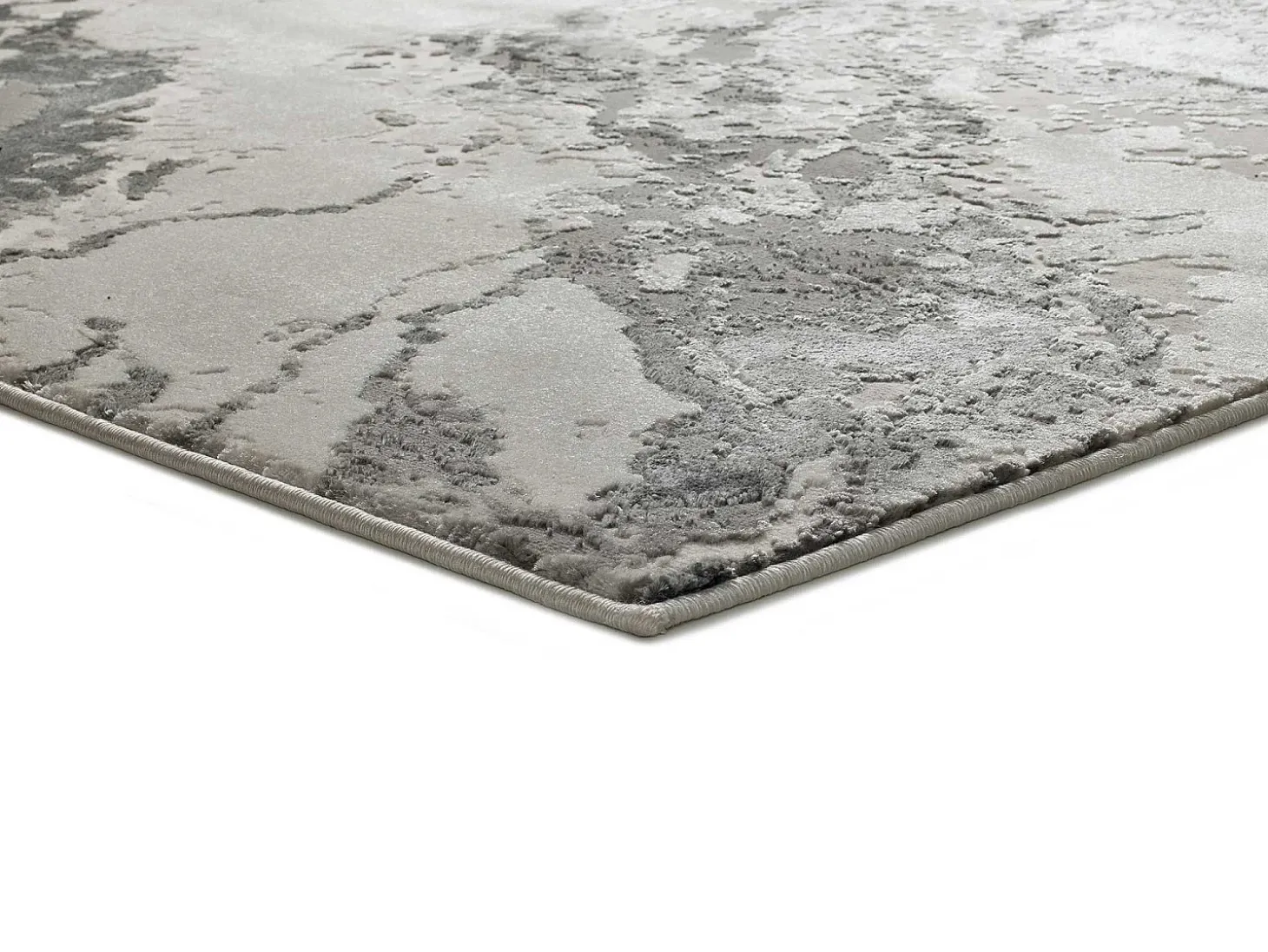 Alfombra interior - abstracto - gris - 140 x 200 cm - AGATA