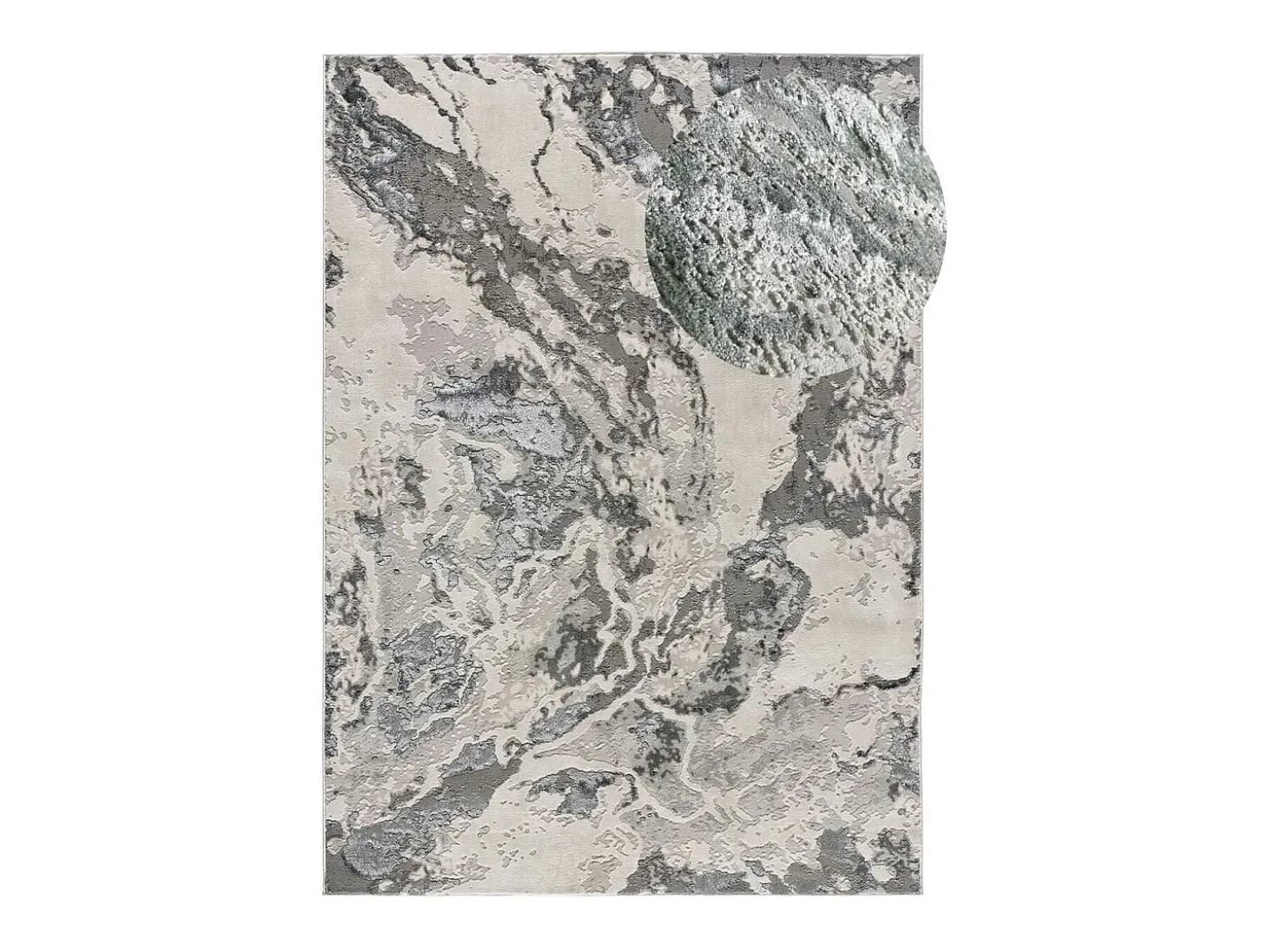 Alfombra interior - abstracto - gris - 140 x 200 cm - AGATA