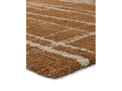 Alfombra interior - abstracto - cobre - 80 x 150 cm - VENUS