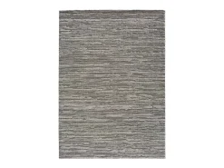 Alfombra interior - abstracto con relieve - gris - 160 x 230 cm - YEN