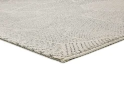 Alfombra interior - abstracto - beige / gris - 200 x 290 cm - PORTO