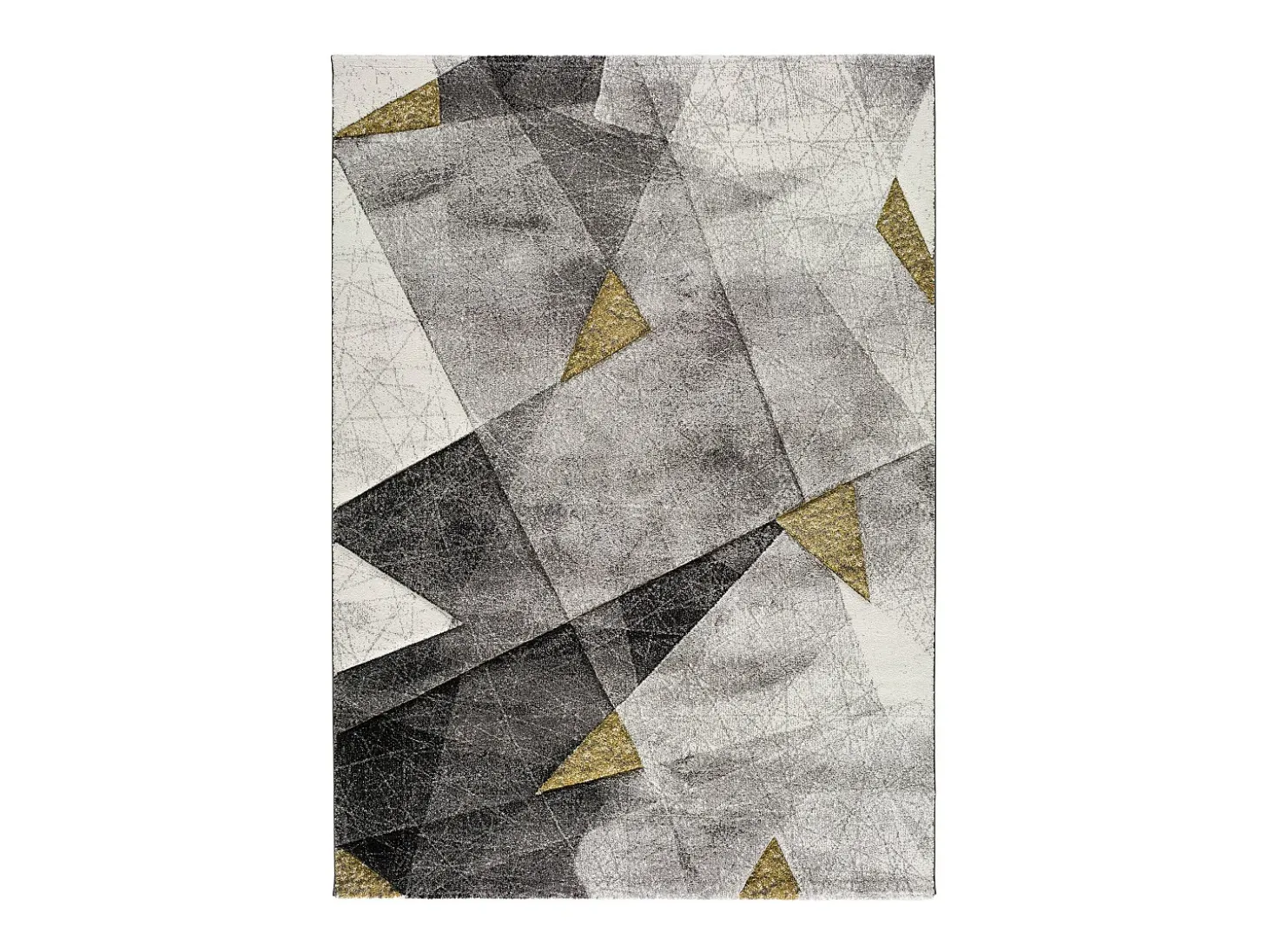 Alfombra interior - abstracto - gris - 120 x 170 cm - BIANCA