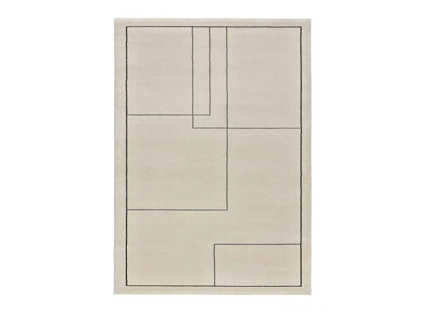 Alfombra interior - abstracto - multicolor - 140 x 200 cm - LOS ANGELES LINES