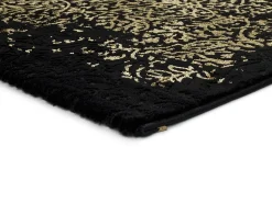 Alfombra interior - abstracto - negro - 160 x 230 cm - GOLD