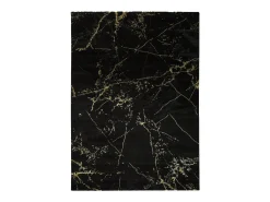 Alfombra interior - abstracto - negro - 80 x 150 cm - GOLD