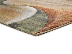 Alfombra interior - abstracto - terracota - 140 x 200 cm - LIBET