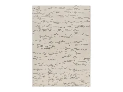 Alfombra interior - abstracto - blanco - 80 x 150 cm - RETRO