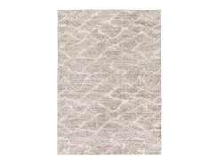 Alfombra interior - abstracto - beige - 80 x 150 cm - CLASS