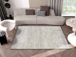 Alfombra interior - abstracto - crema - 80 x 150 cm - HL-VINTAGE