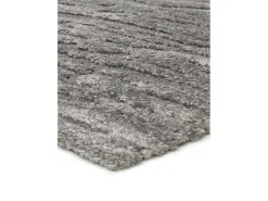 Alfombra interior - abstracto con relieve - gris - 120 x 170 cm - YEN