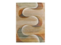 Alfombra interior - abstracto - terracota - 120 x 170 cm - LIBET