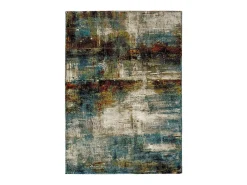 Alfombra interior - abstracto - multicolor - 140 x 200 cm - GRAFFITI