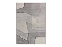 Alfombra interior - abstracto - gris - 140 x 200 cm - MEDEL